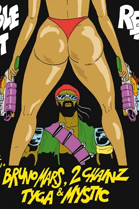 Major Lazer - Bubble Butt feat. Bruno Mars, 2 Chainz, Tyga , Mystic (2013)